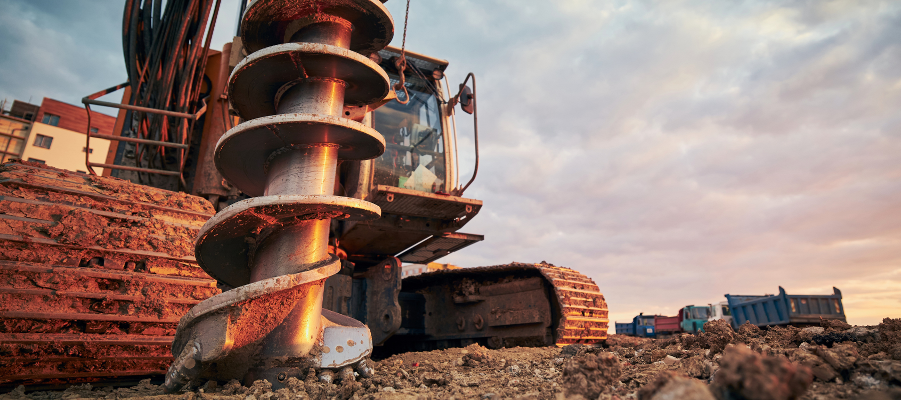 Drilling at Construction site